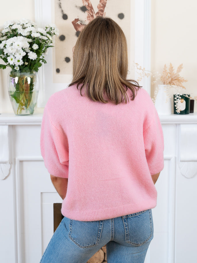 Baby Pink Anna Cardigan
