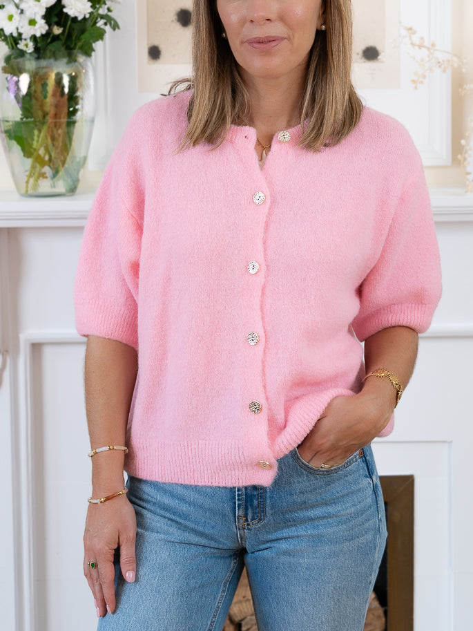 Baby Pink Anna Cardigan