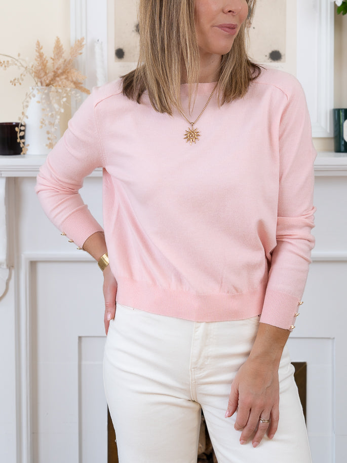 Baby Pink Marian Jumper