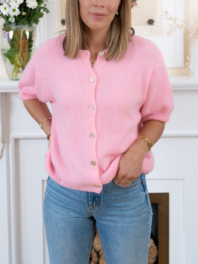 Baby Pink Anna Cardigan