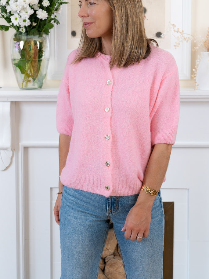 Baby Pink Anna Cardigan