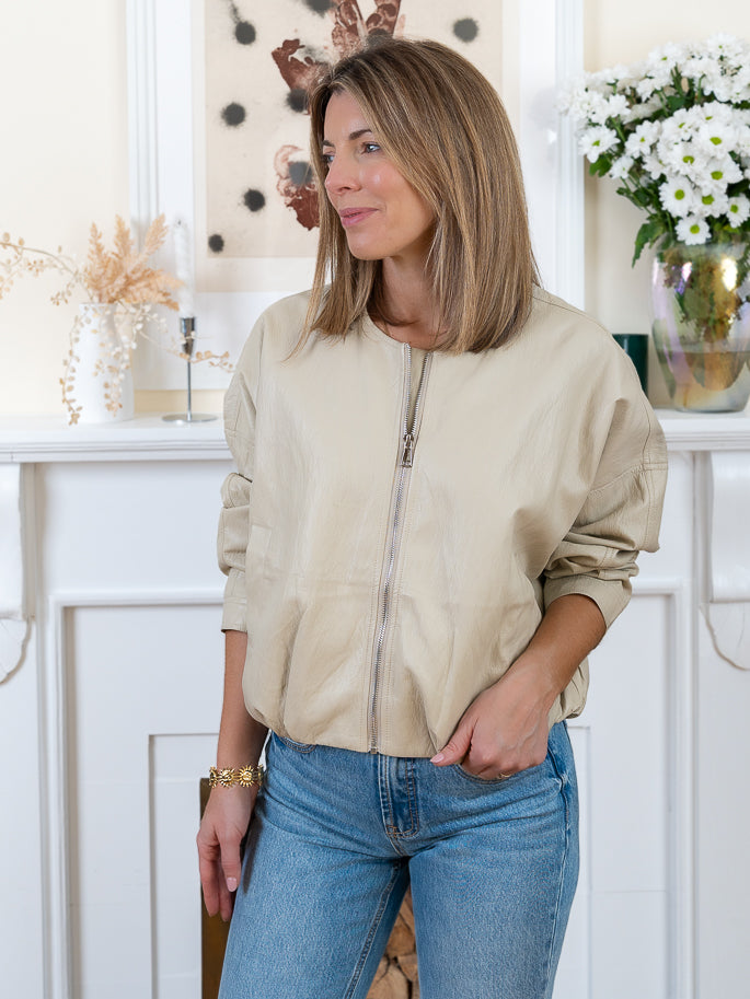 Beige Arizona Bomber