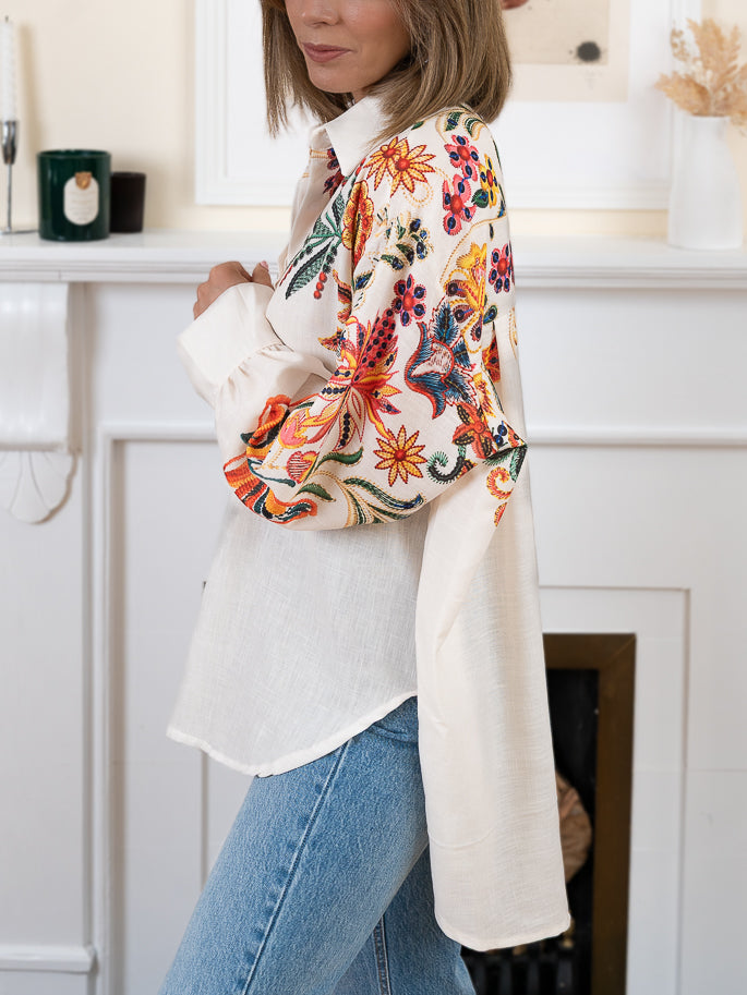 Beige Iza Shirt