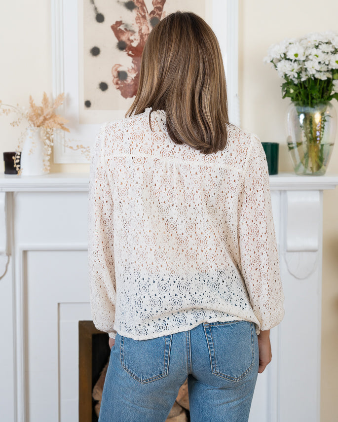Beige Noemi Blouse