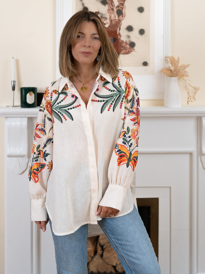 Beige Iza Shirt