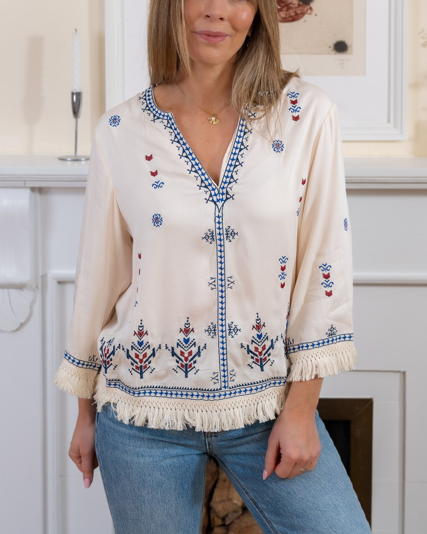 Beige Mika Top