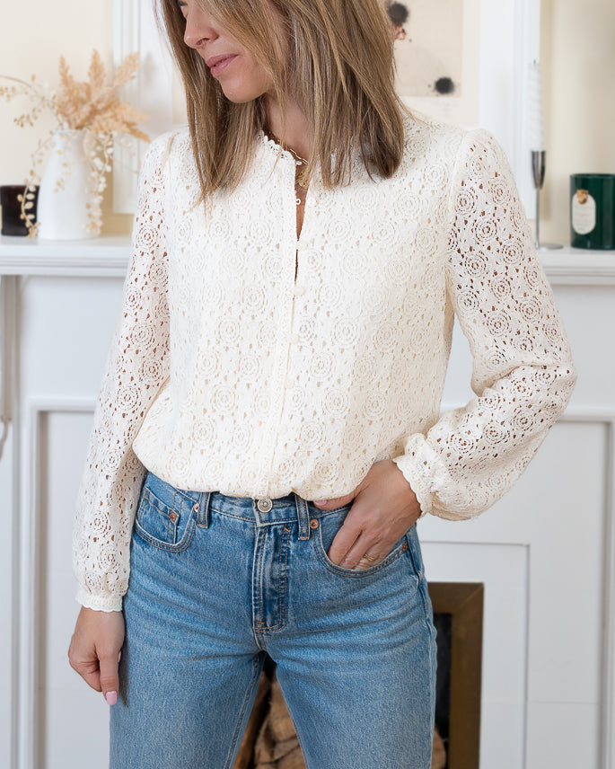 Beige Noemi Blouse