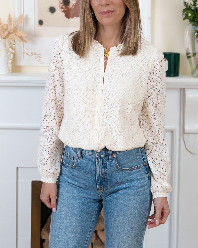 Beige Noemi Blouse