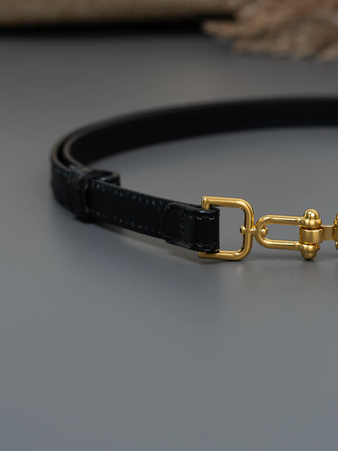 Black Molly Adjustable Belt