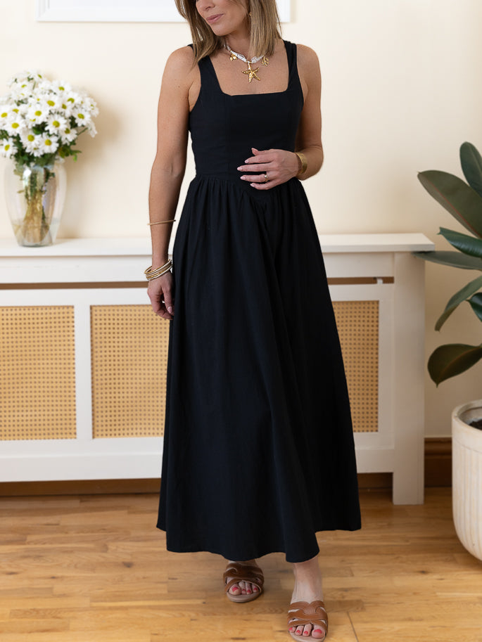 Black Elena Dress