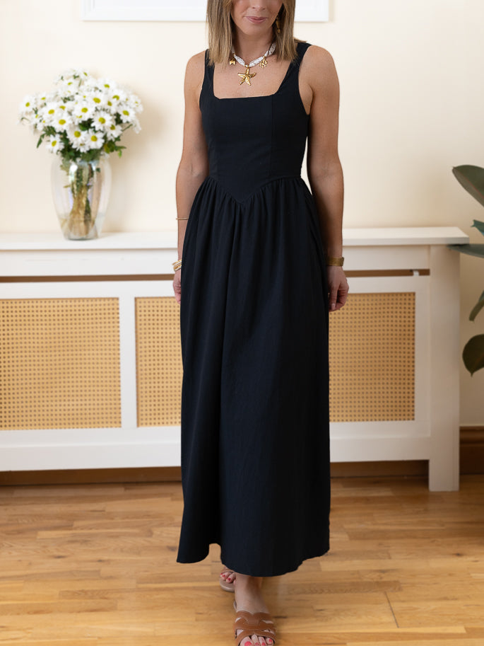 Black Elena Dress