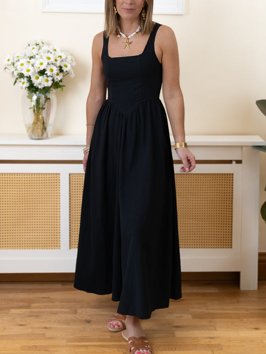 Black Elena Dress