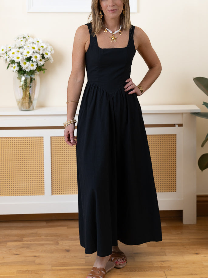 Black Elena Dress