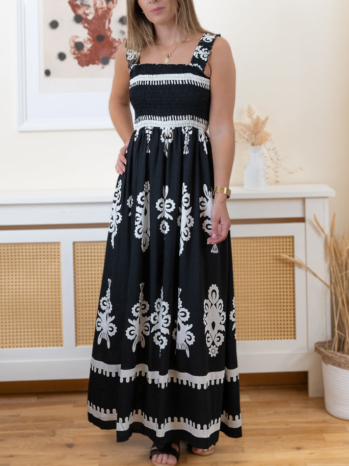 Black Girona Dress