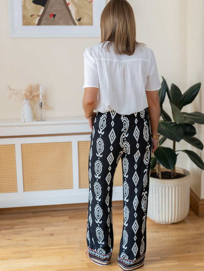 Black Leo Trousers