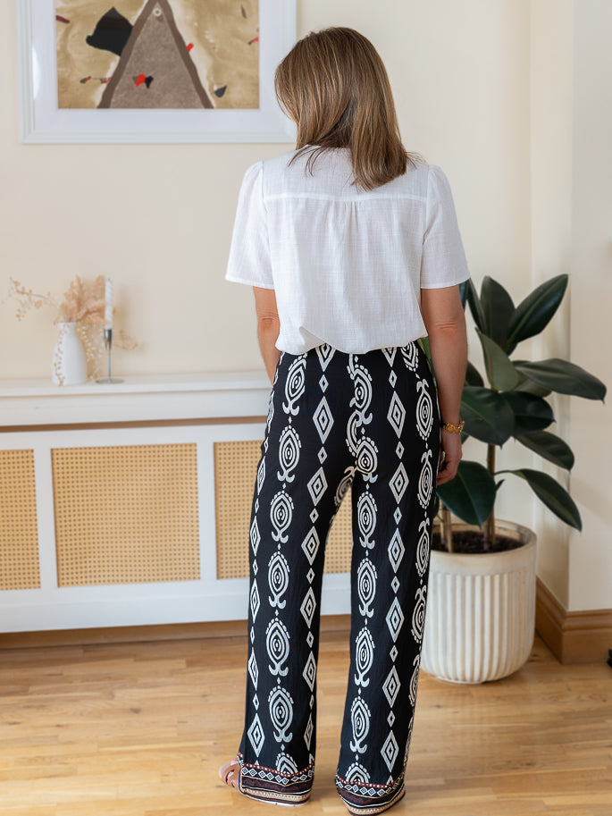 Black Leo Trousers