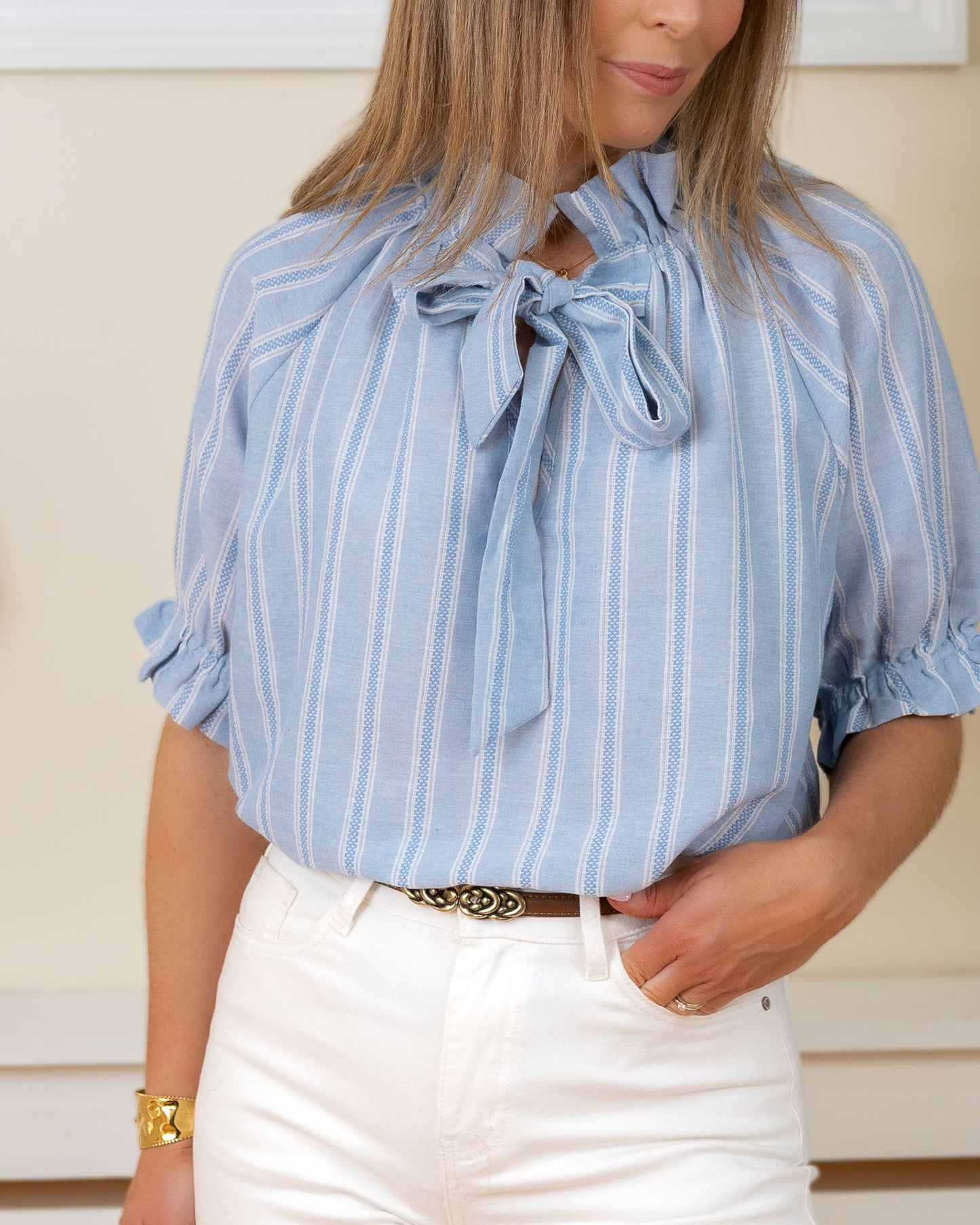 Blue Doreen Blouse