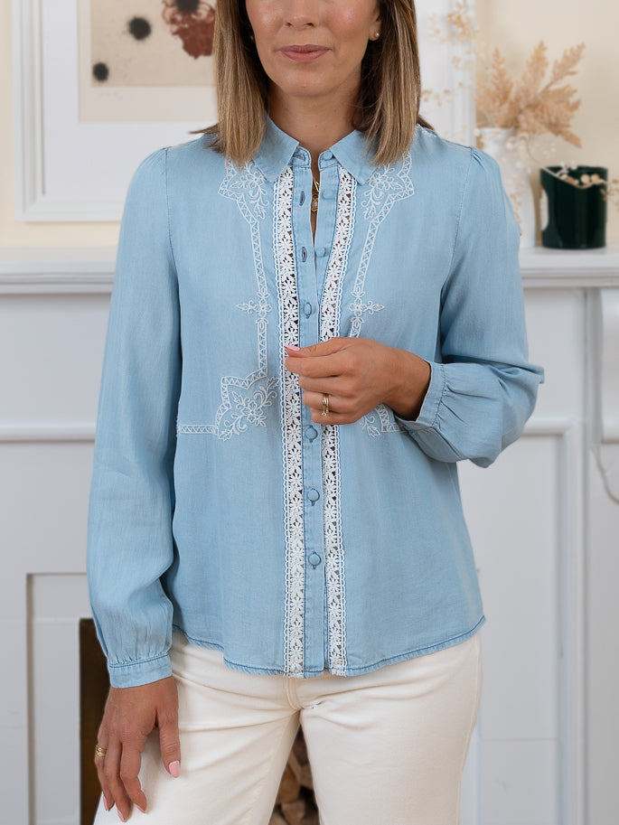 Blue Terry Shirt