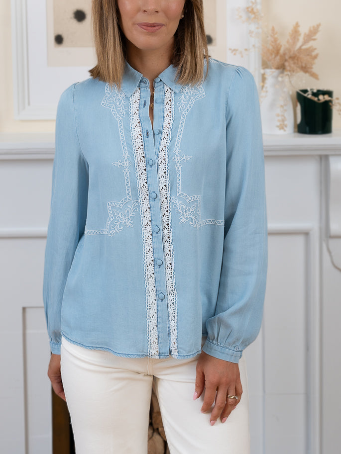 Blue Terry Shirt