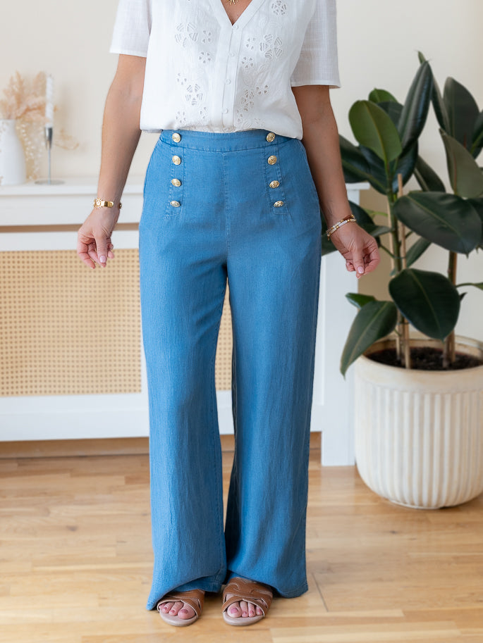 Blue Vivienne Trousers