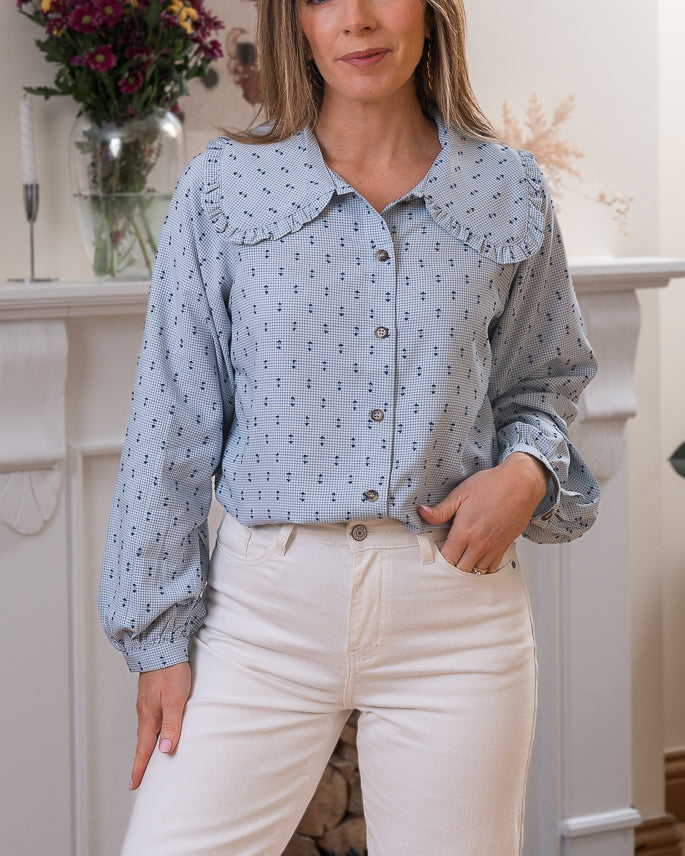 Blue Charlie Blouse