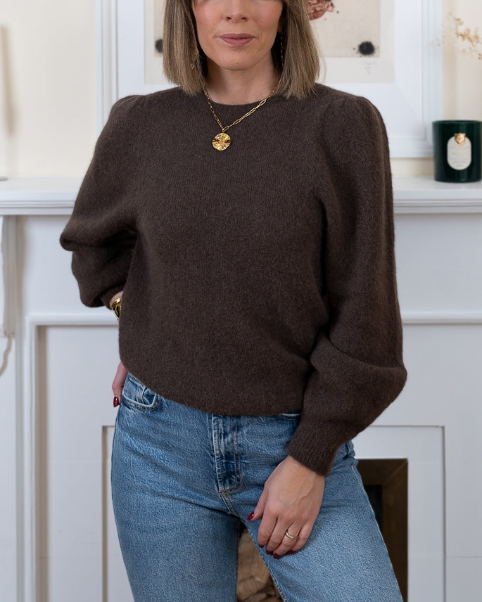 Brown Alpaca Jumper