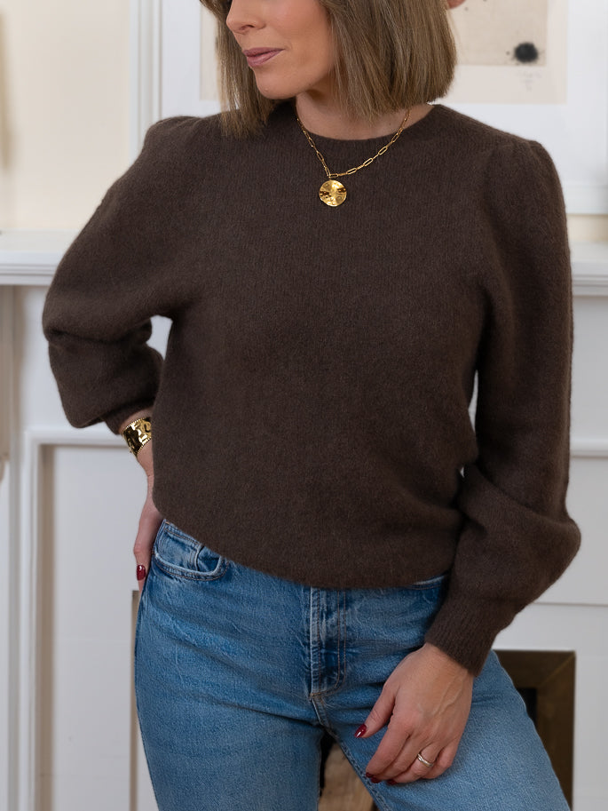 Brown baby Alpaca Jumper