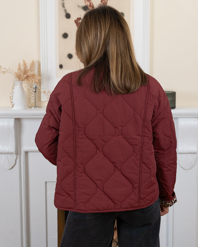 Burgundy Denver jacket