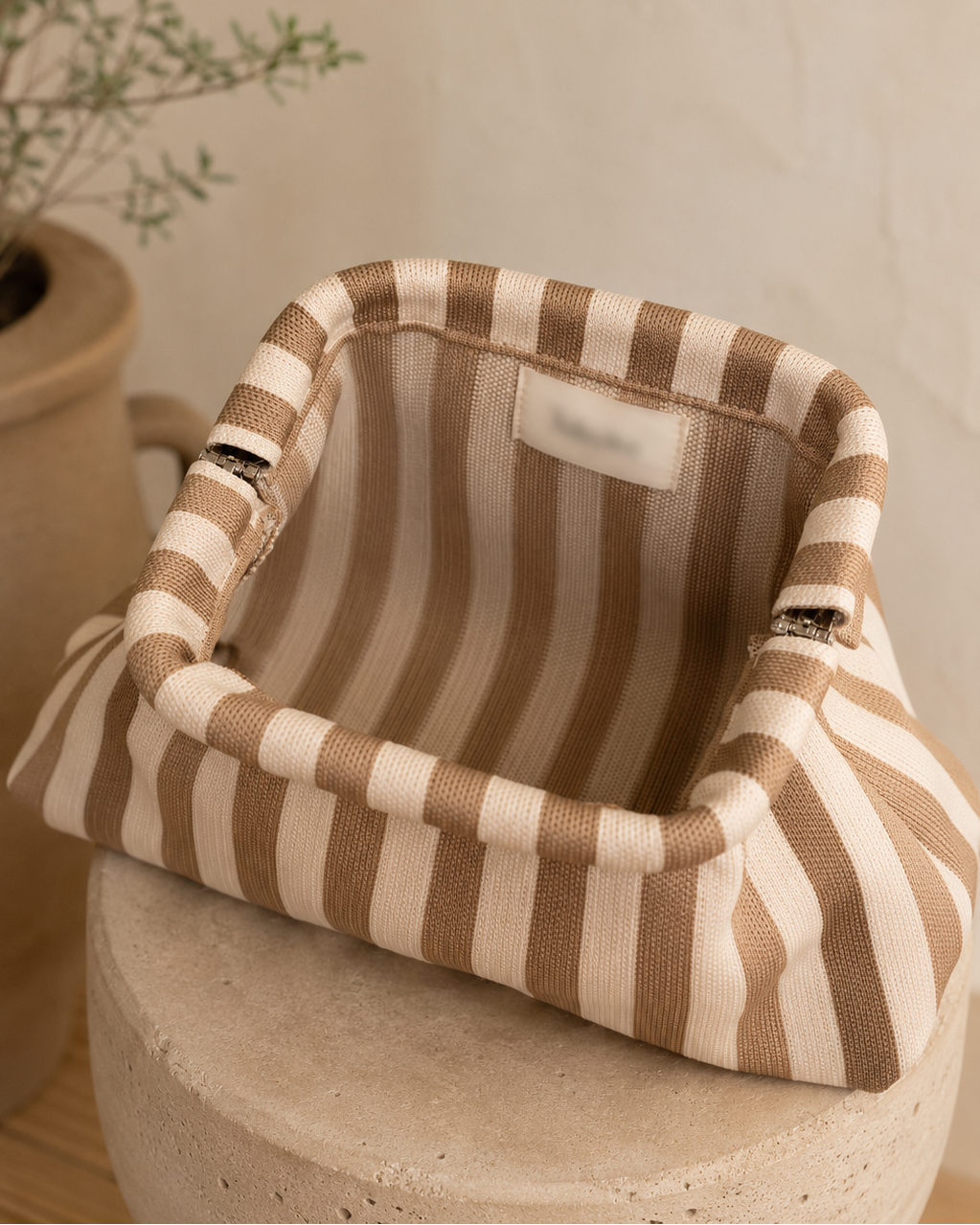Camel Stripes Brunna Bag
