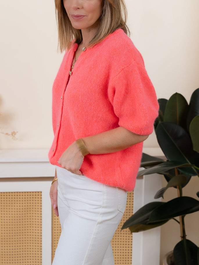 Coral Anna Cardigan