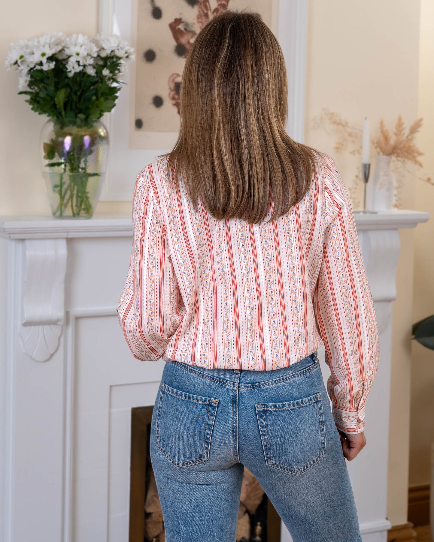 Coral tory Blouse