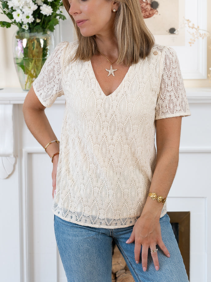 Cream Jill Top