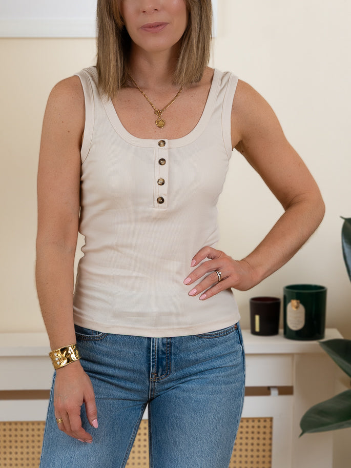 Cream Winnie Top