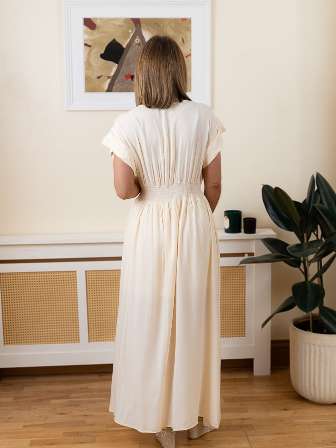 Cream Boho Maxi