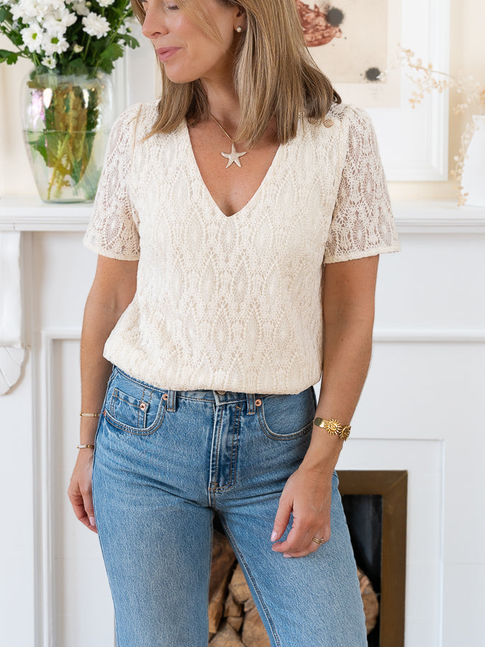Cream Jill Top