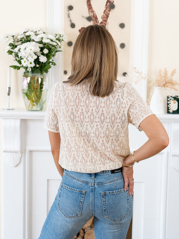 Cream Jill Top