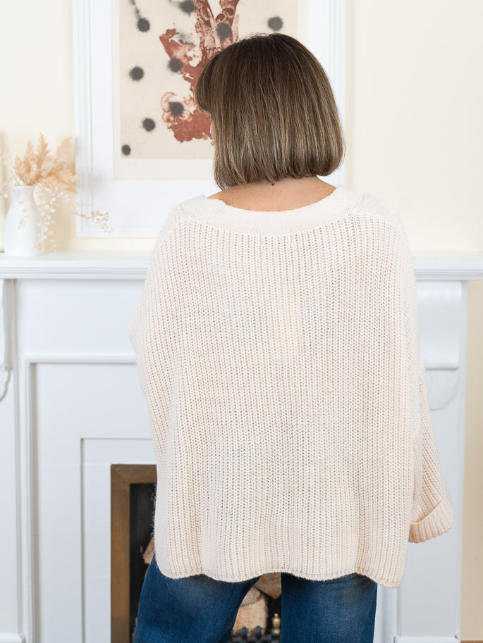 Ecru Dylan Cardigan