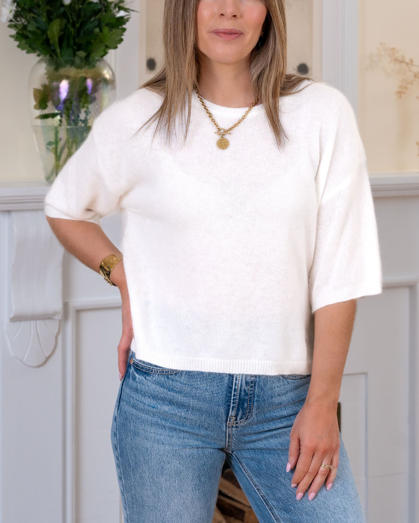 Ecru Eliana Jumper