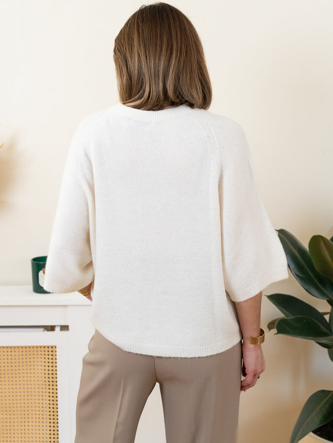 Ecru Noa Alpaca Jumper
