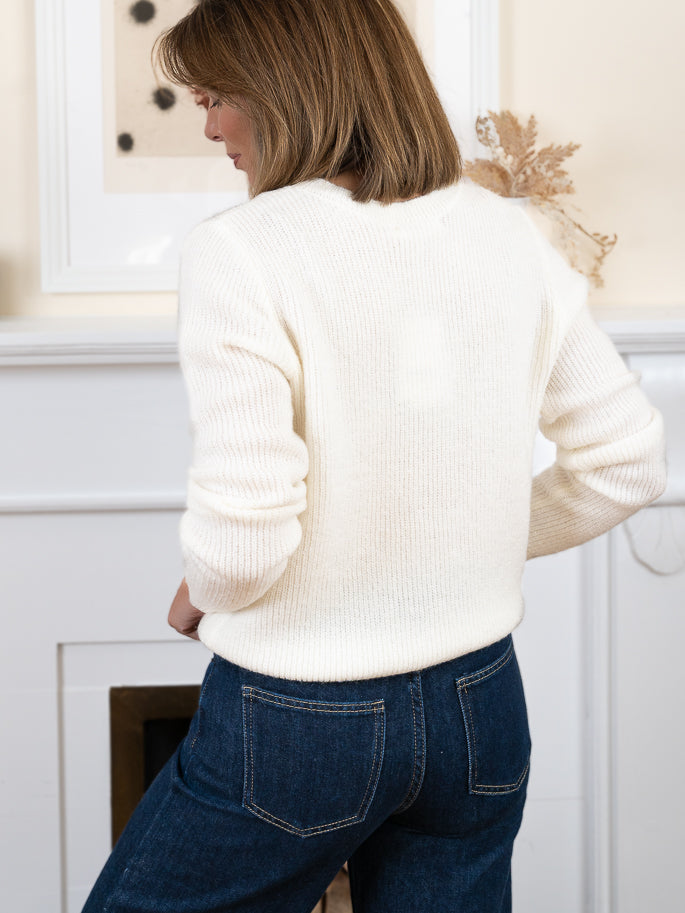 Ecru Vivien Cardigan
