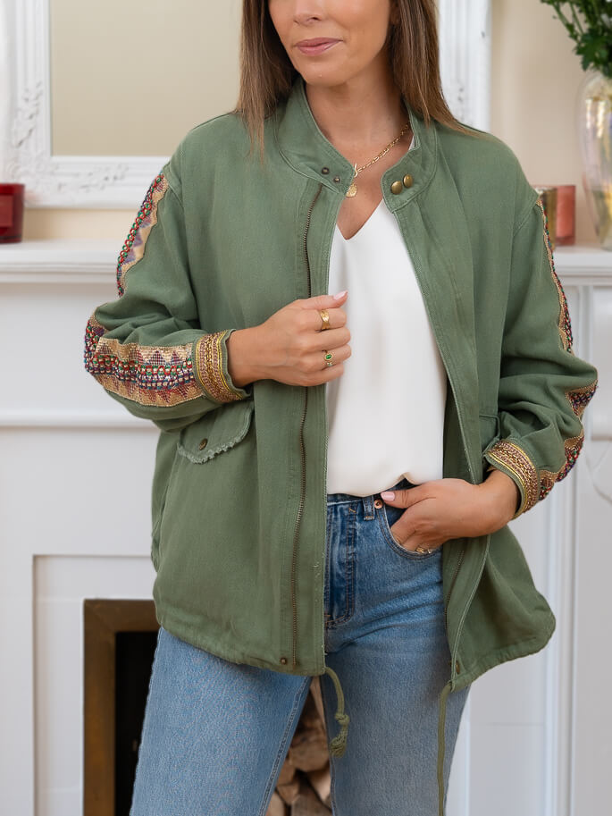 Green Indiana Jacket