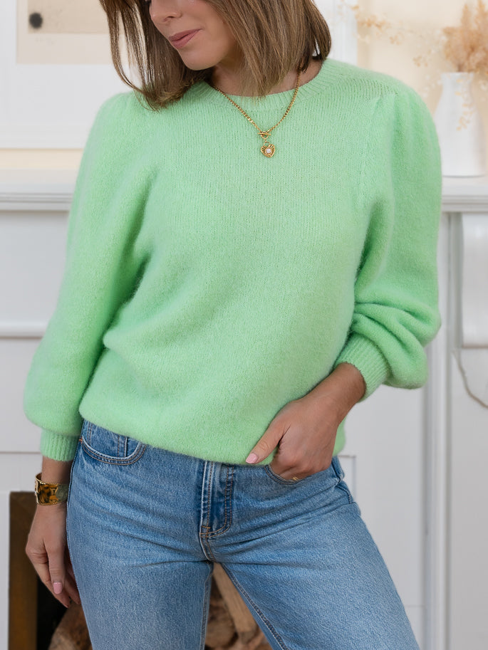 Green Alpaca Jumper