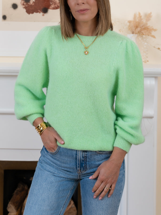 Green Alpaca Jumper