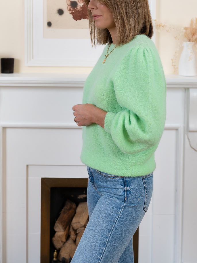 Green Alpaca Jumper