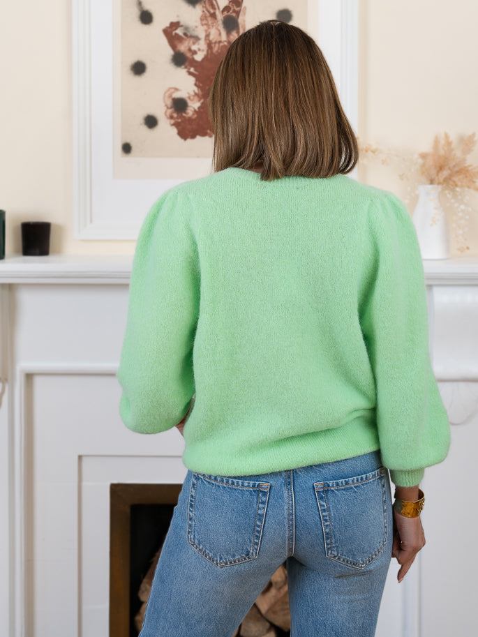 Green Alpaca Jumper