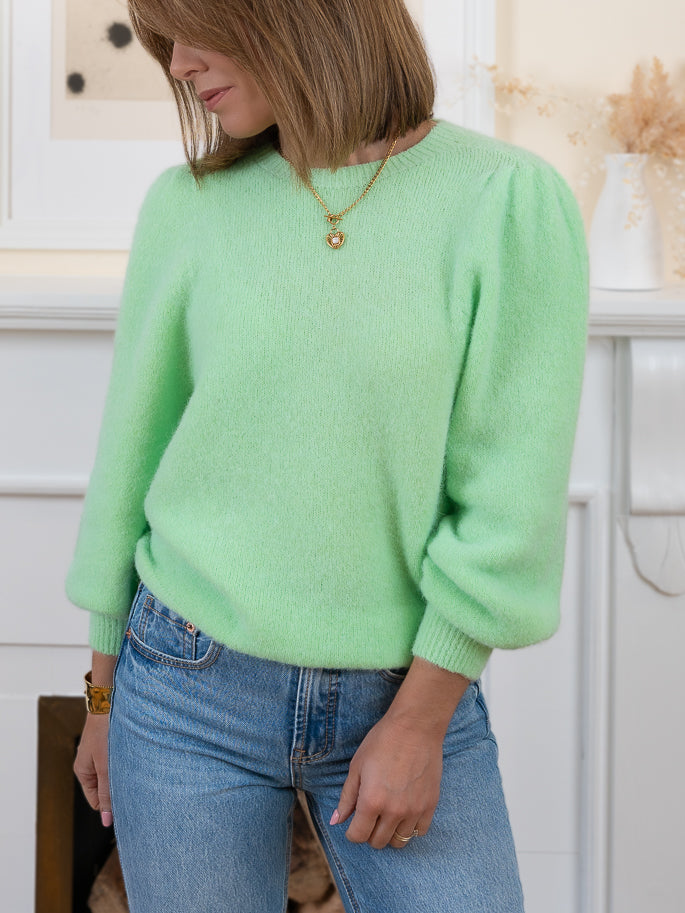 Green Alpaca Jumper