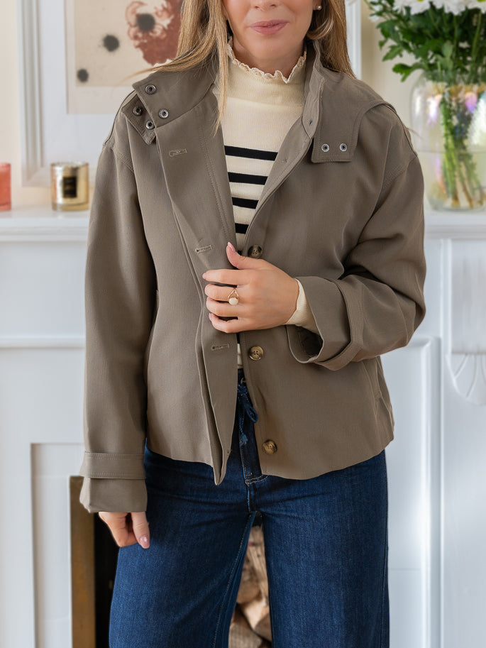 Khaki Harper Jacket