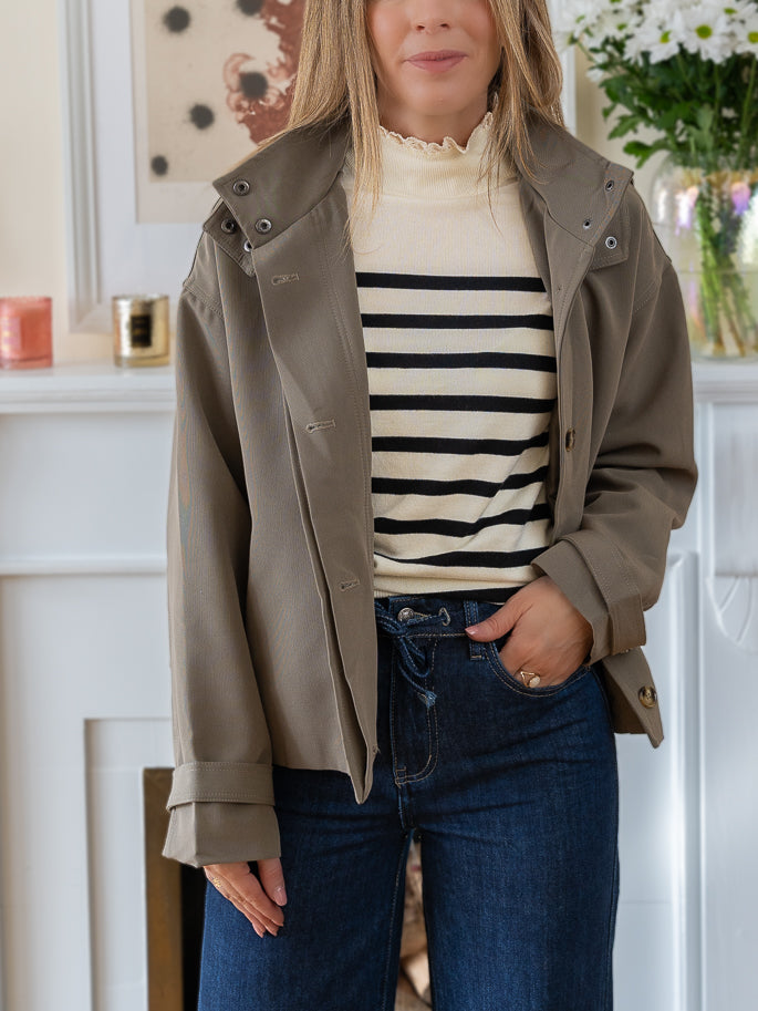 Khaki Harper Jacket