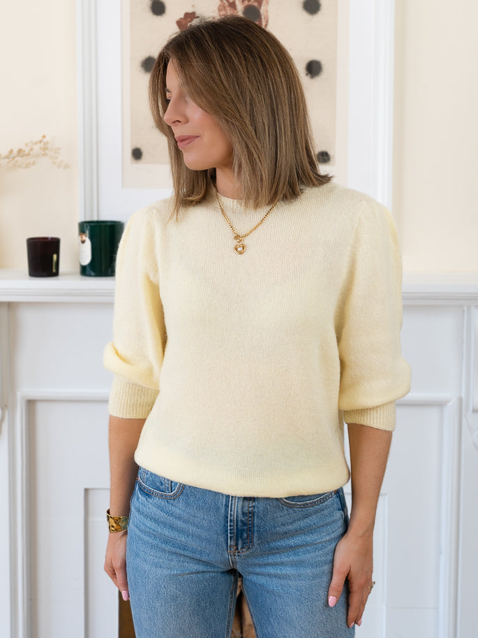 Lemon Connie Alpaca Jumper