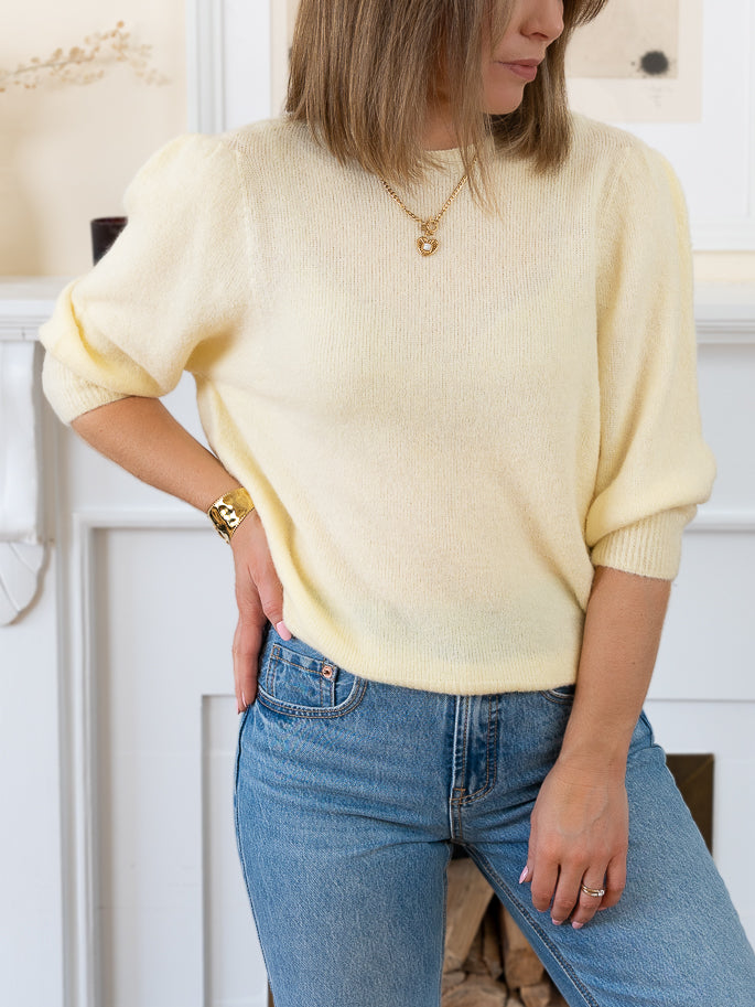 Lemon Connie Alpaca Jumper